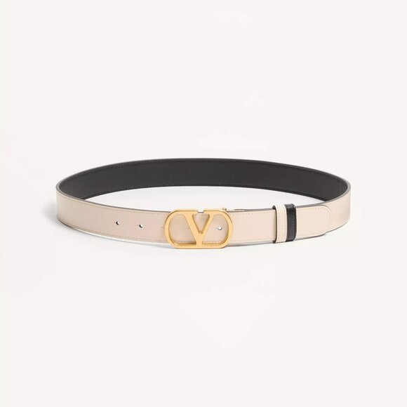 Valentino Garavani Signature V LOGO Belt | Size 90 | Calfskin Leather 30MM main image 10